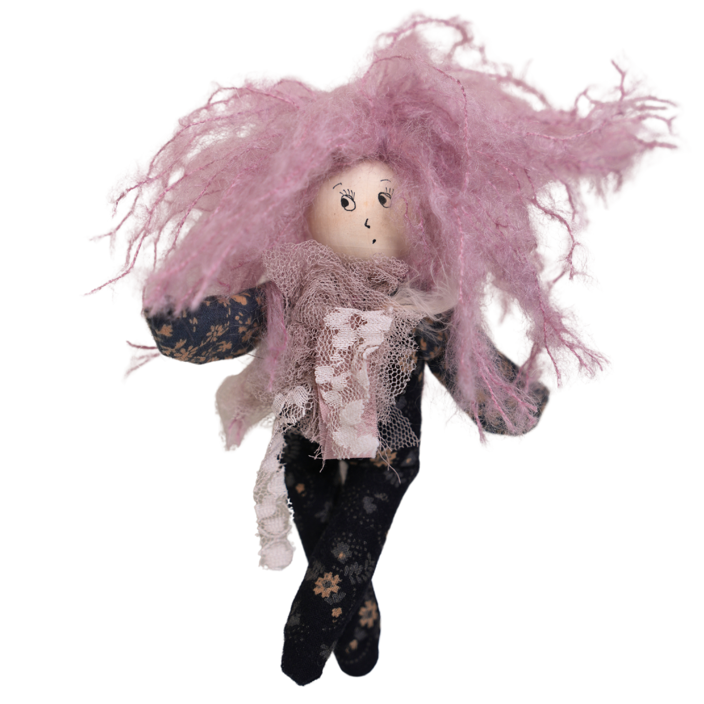 UNTAMED PINK | Handmade Art Doll