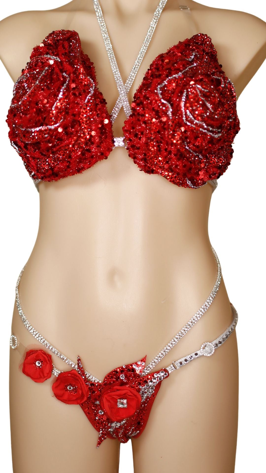FMG/WBFF “Red Roses” Couture Competition Bikini