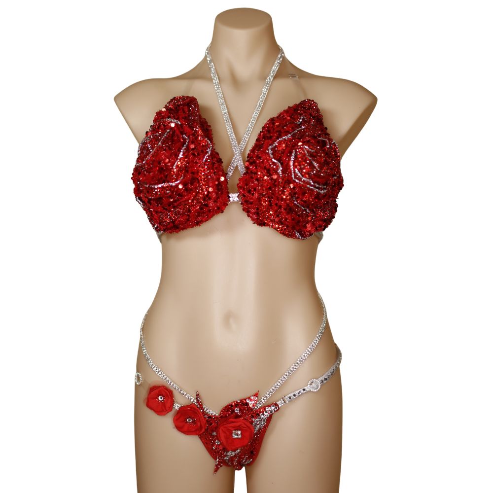 FMG Couture “Red Roses” Competition Bikini