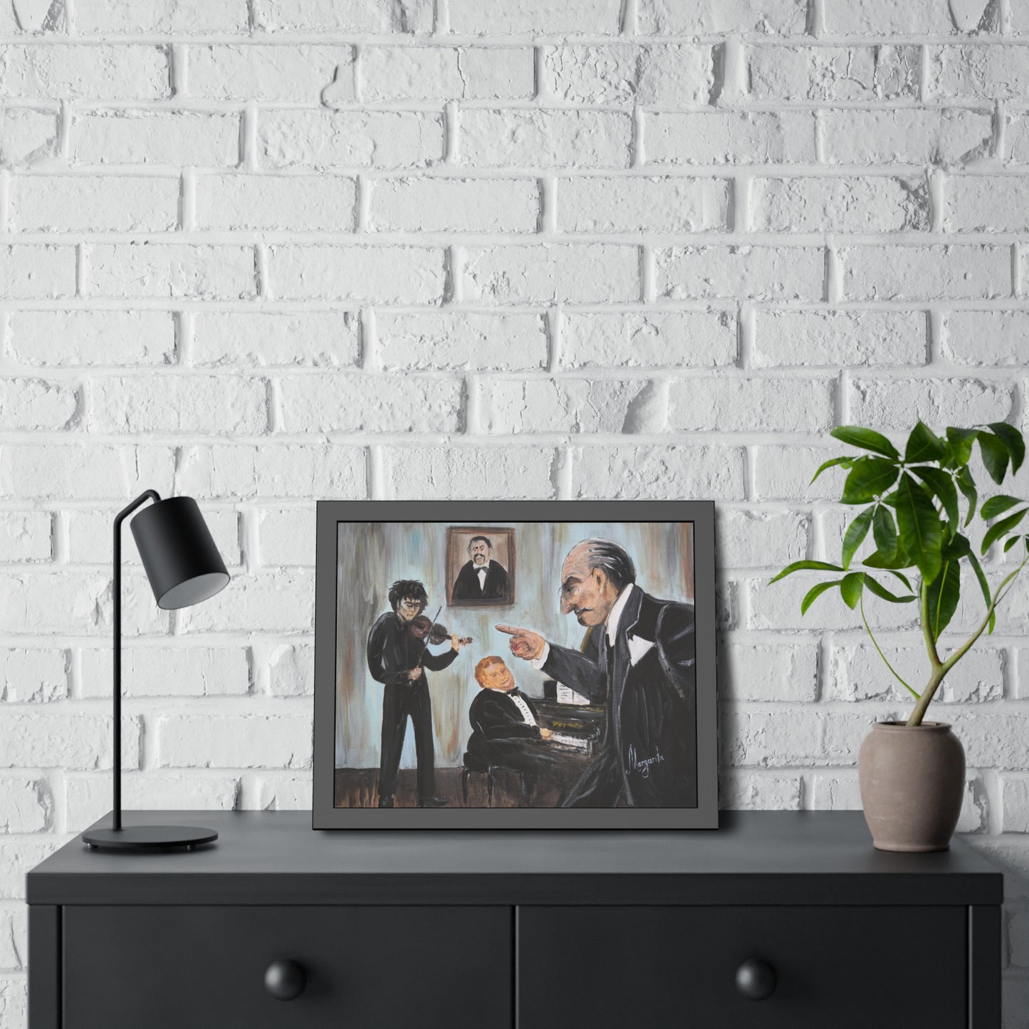 The Professor – Framed Fine Art Print
