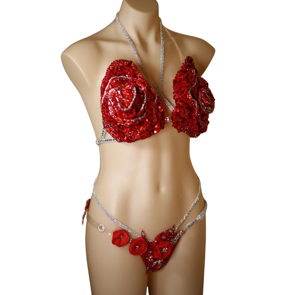 FMG Couture “Red Roses” Competition Bikini