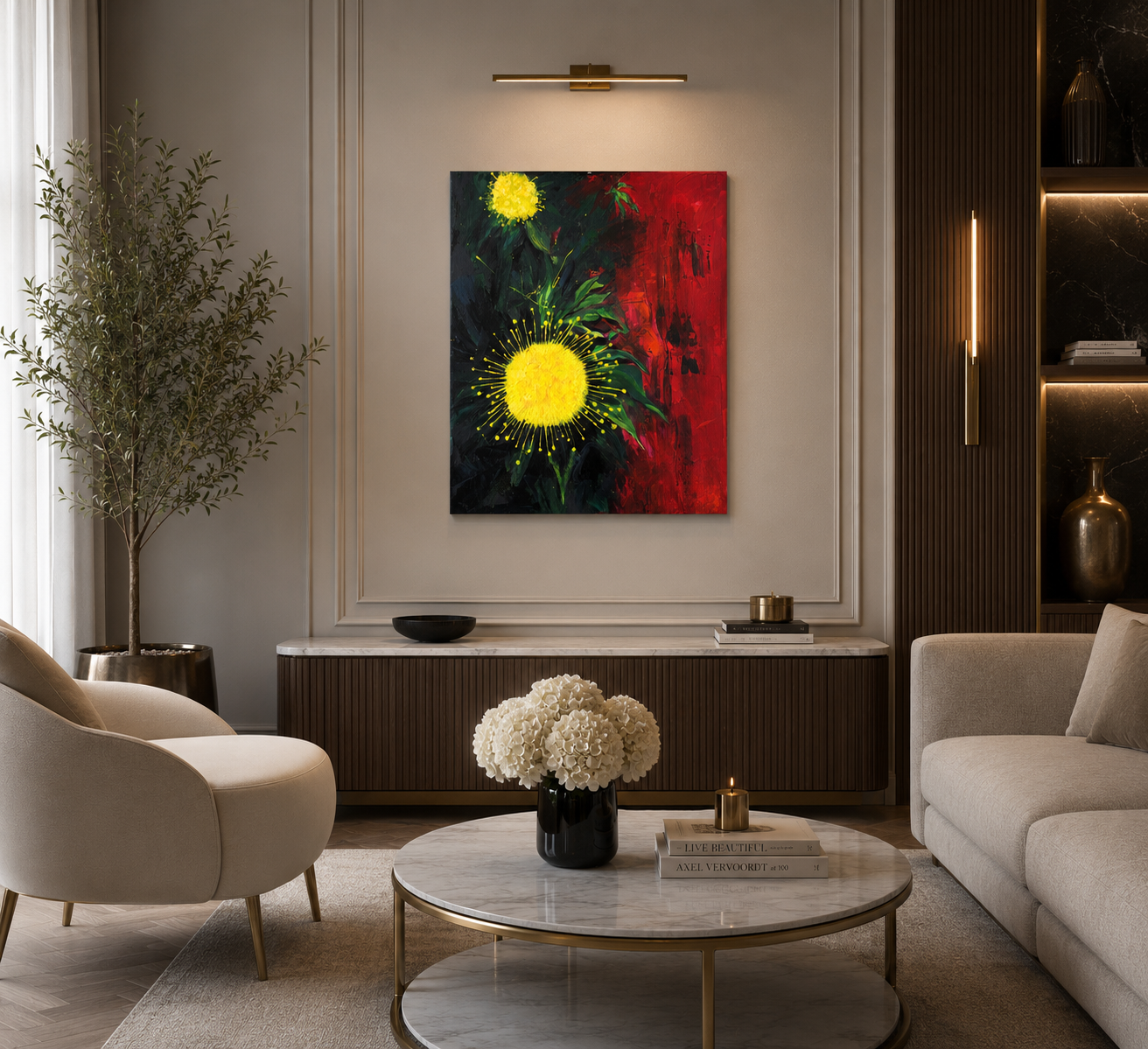 BLOOM UNDER PRESSURE | Original Acrylic Painting on Canvas