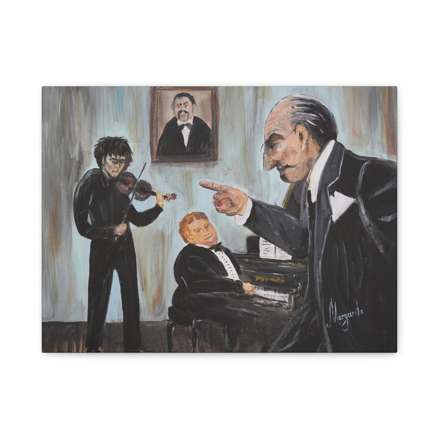 The Professor – Canvas Print | The Joys of Music Education – Old School Series