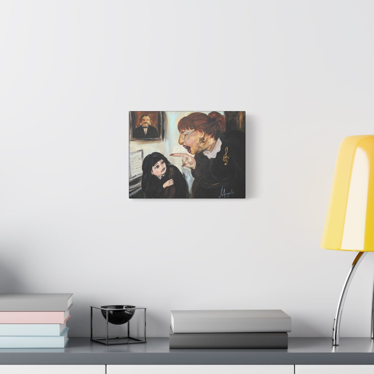 The Art of Not Explaining - Canvas PRINT | The Joys of Music Education: Old School