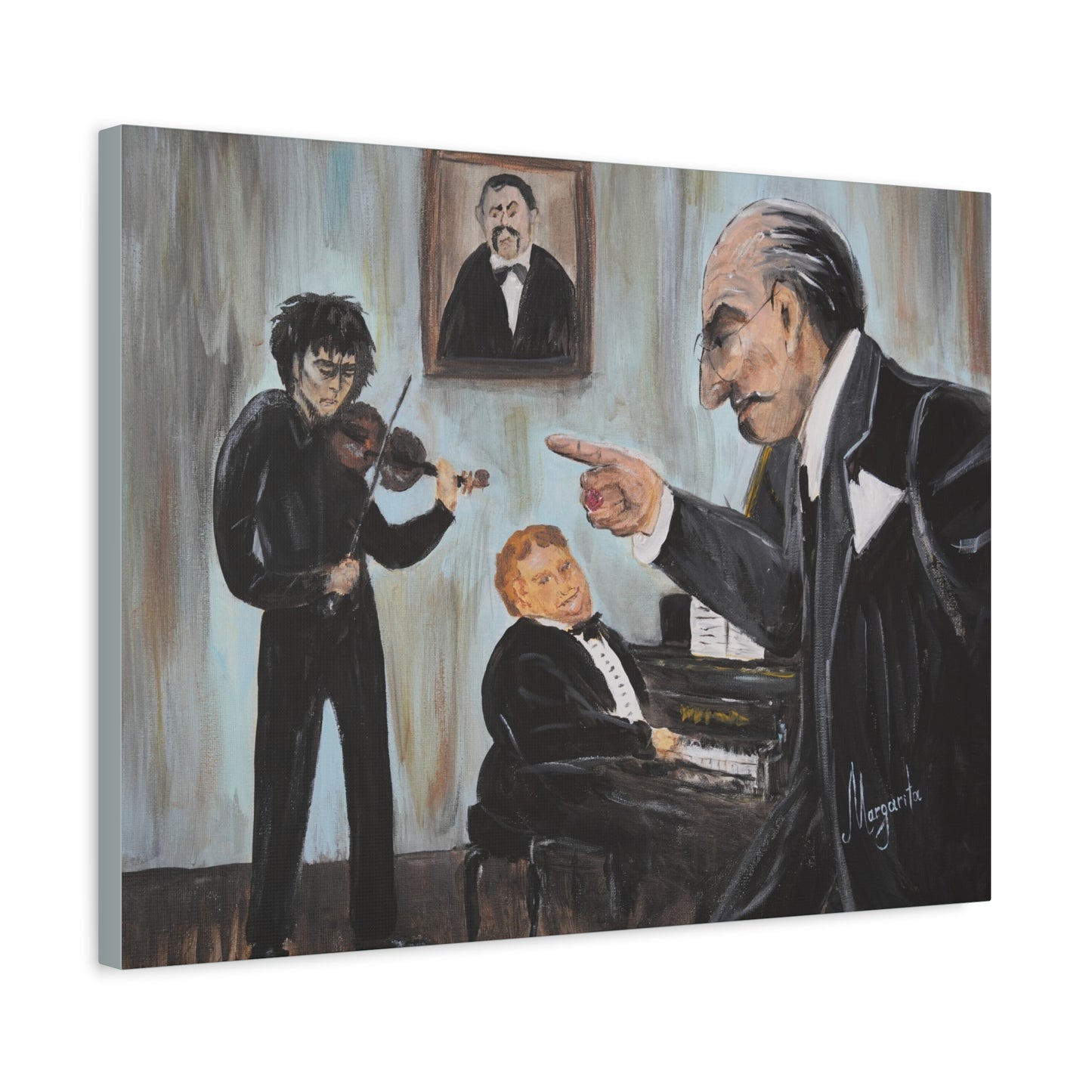 The Professor – Canvas Print | The Joys of Music Education – Old School Series