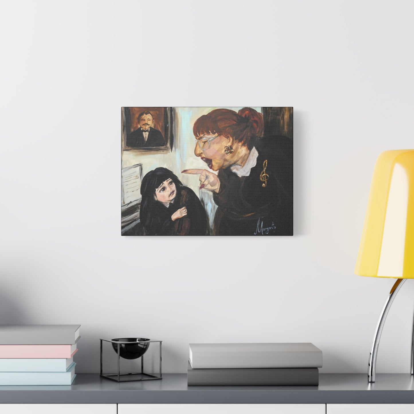 The Art of Not Explaining - Canvas PRINT | The Joys of Music Education: Old School