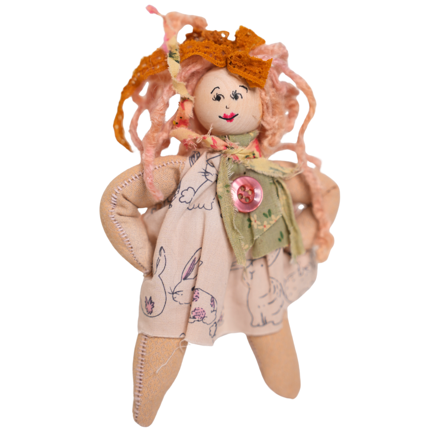 PLAYFUL SPIRIT | Handmade Mini Art Doll