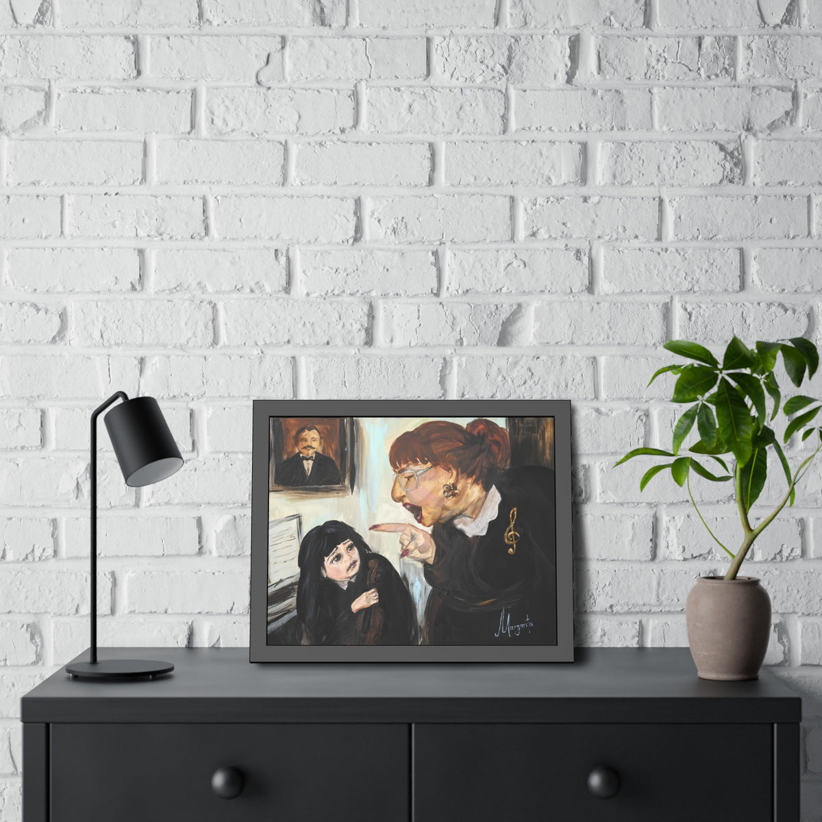 The Art of Not Explaining – Framed Print