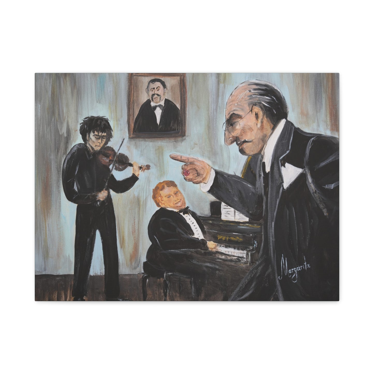The Professor – Canvas Print | The Joys of Music Education – Old School Series