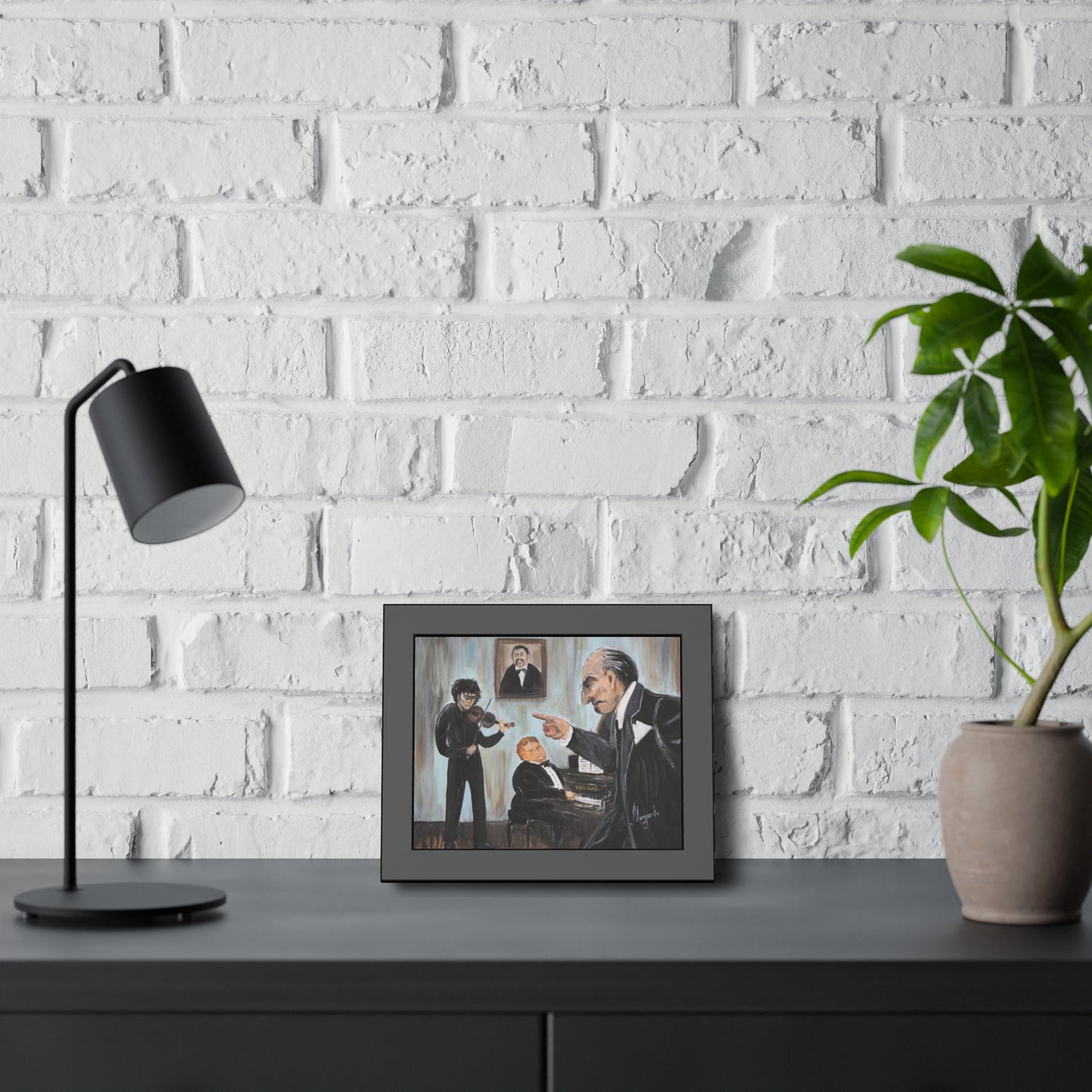 The Professor – Framed Fine Art Print