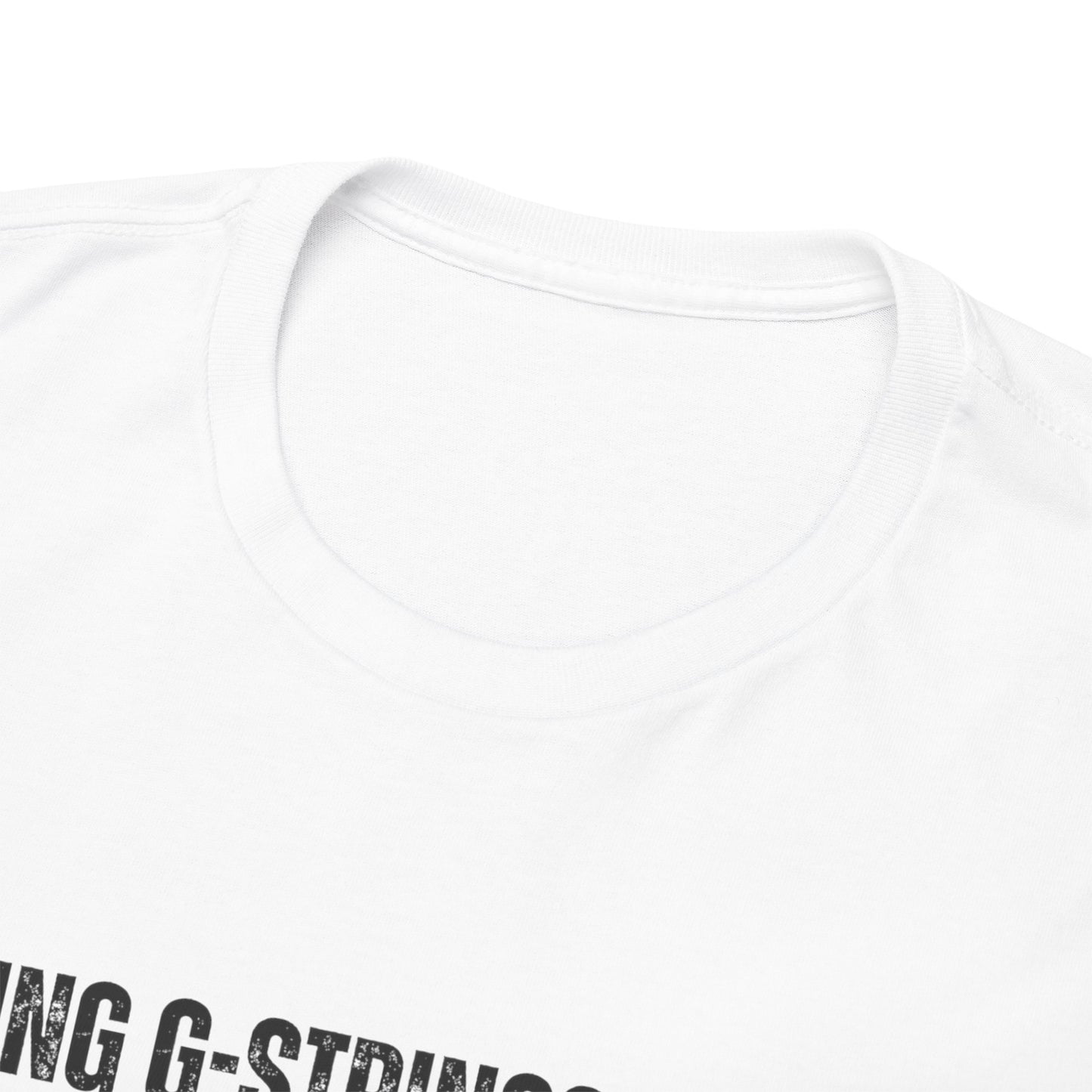 Musician's Heavy Cotton Tee – "Breaking G-Strings Like a Pro"