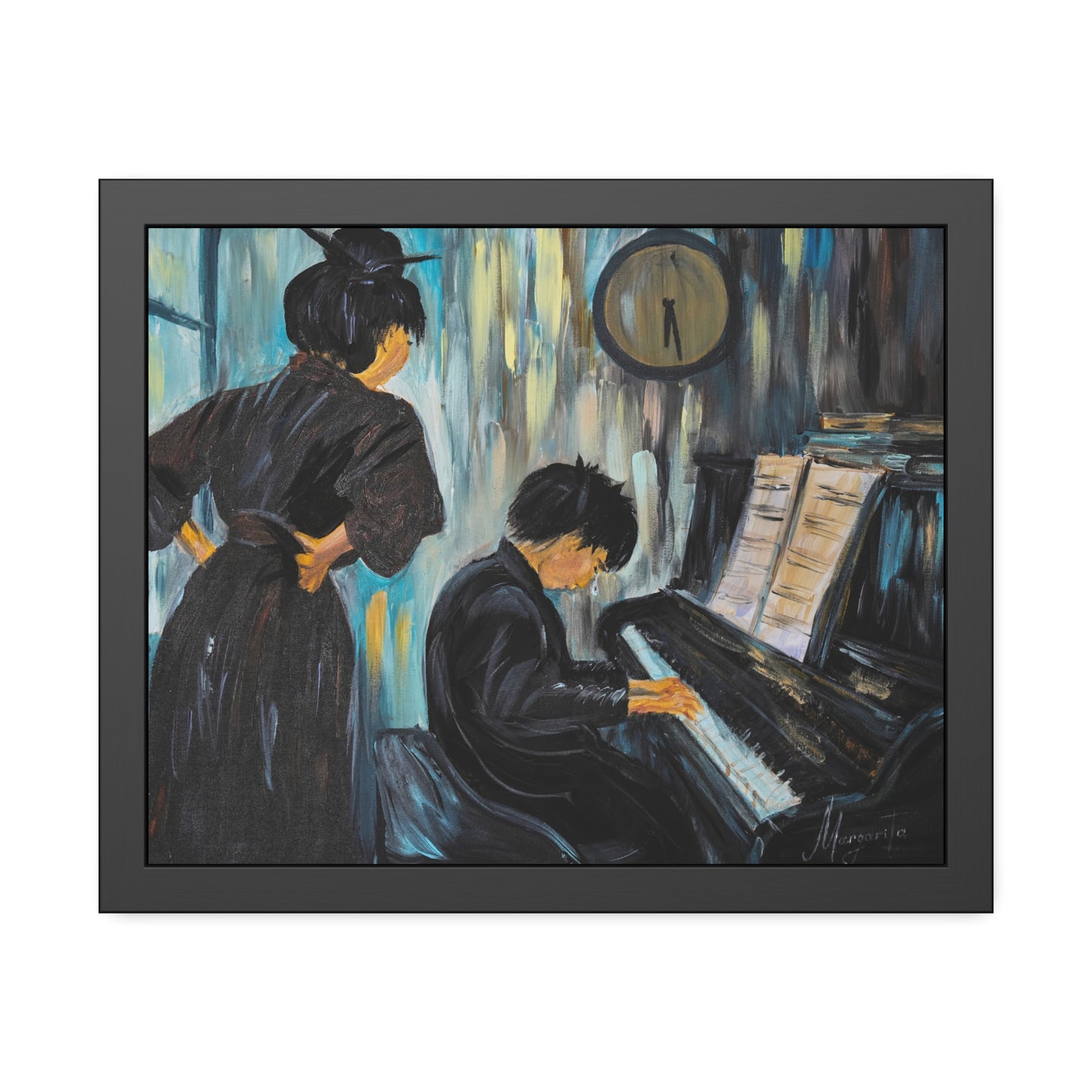 The Pianist – Framed Fine Art Print