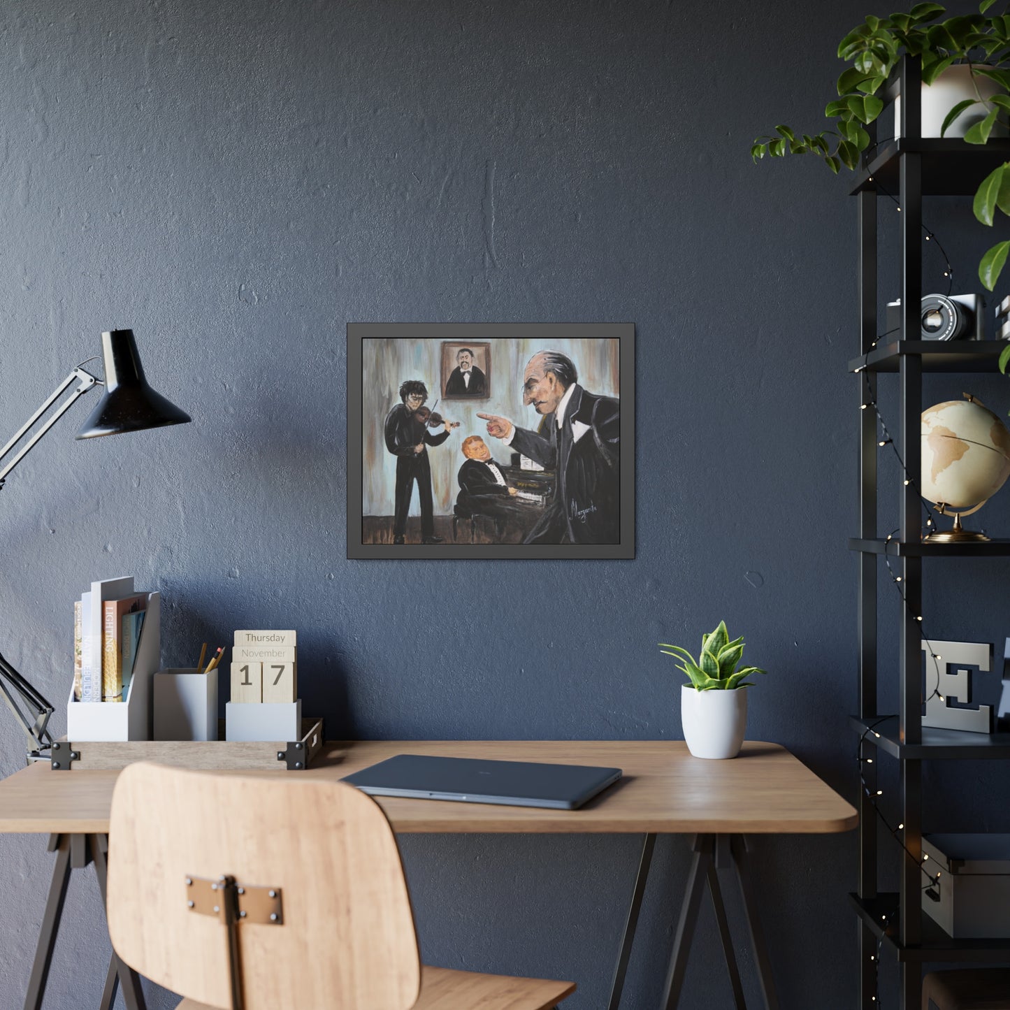 The Professor – Framed Fine Art Print