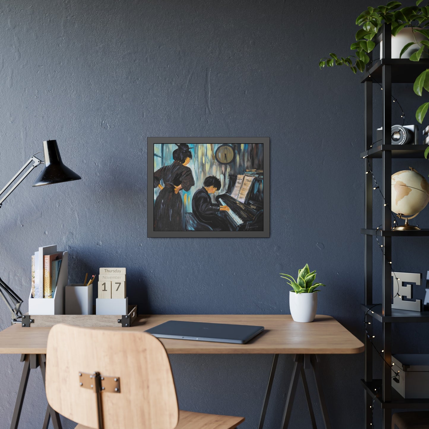 The Pianist – Framed Fine Art Print