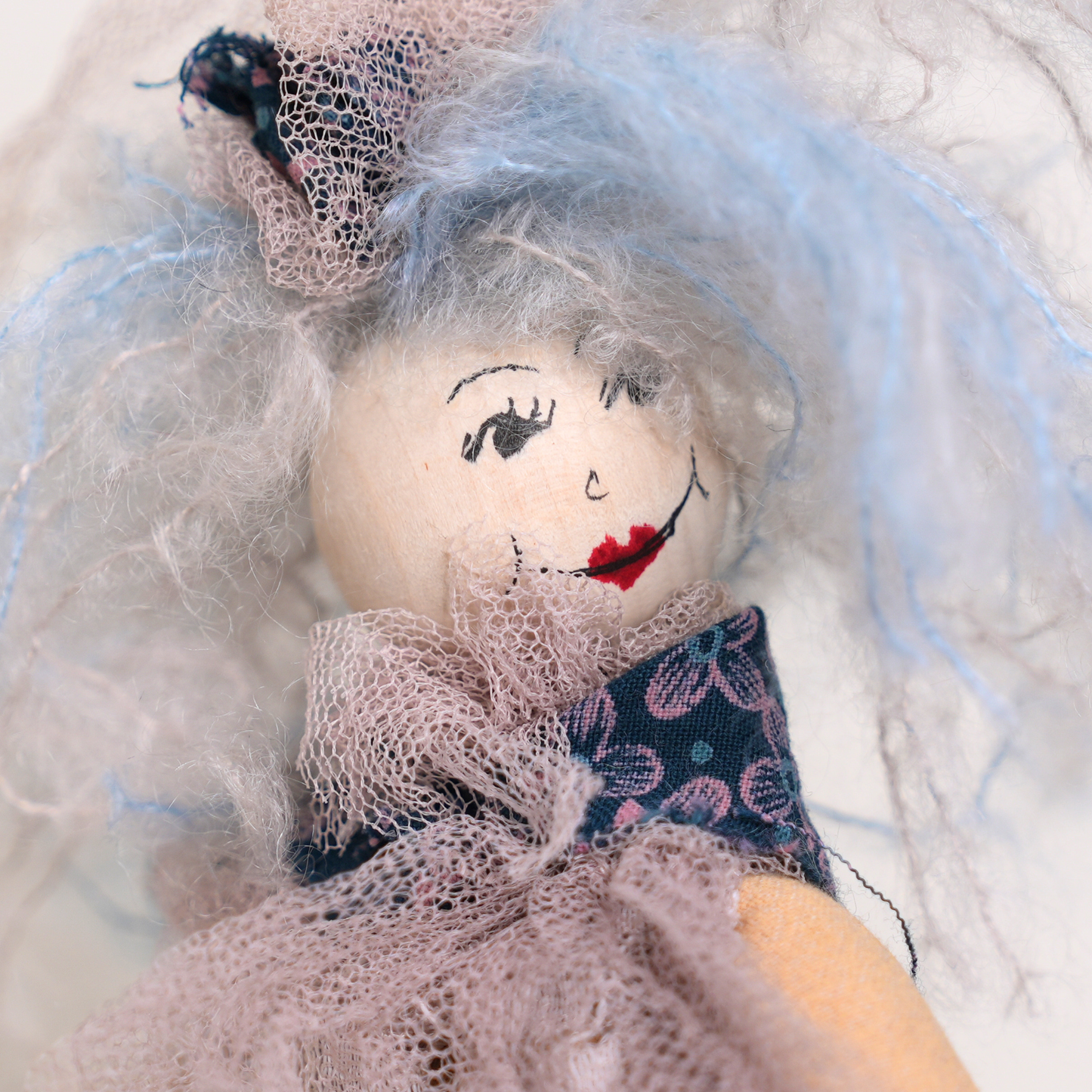 SILVER WHISPER | Handmade Art Doll
