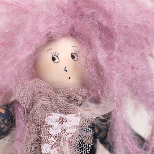 UNTAMED PINK | Handmade Art Doll