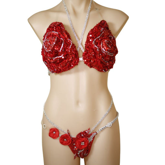 FMG Couture “Red Roses” Competition Bikini