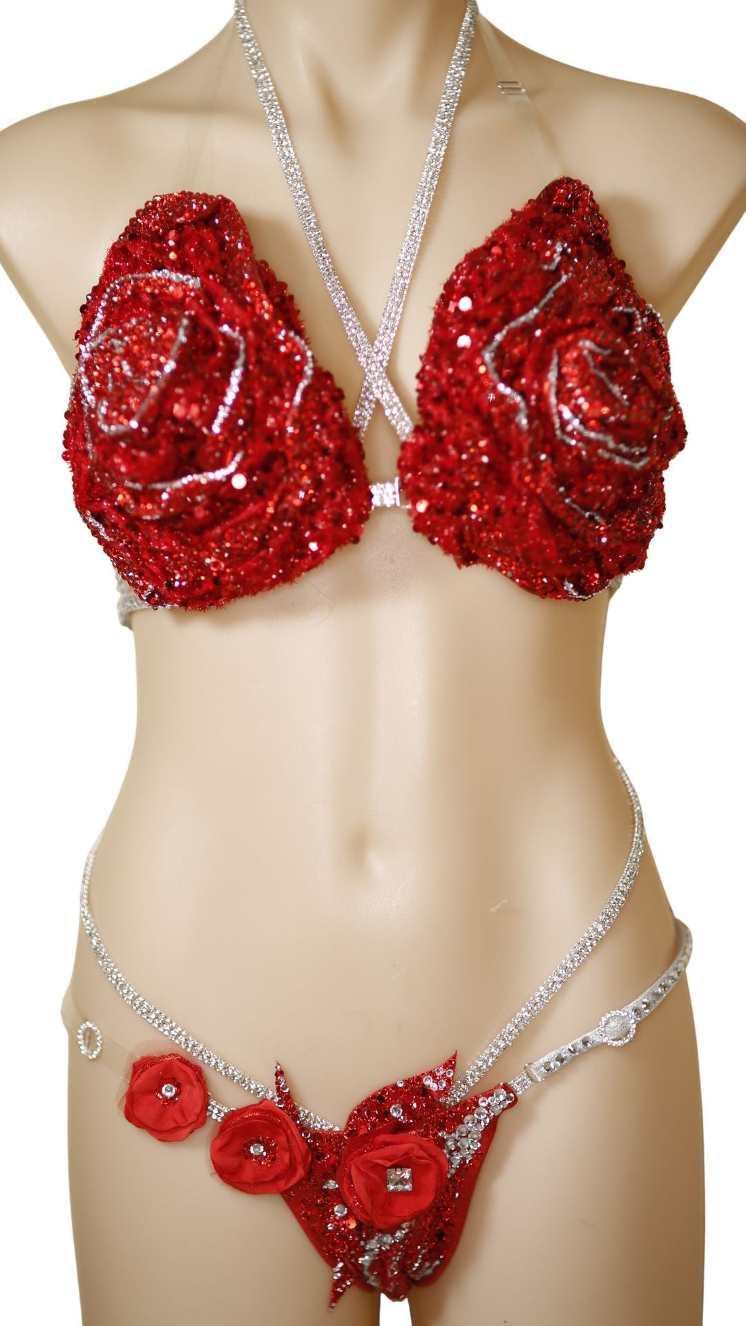 FMG/WBFF “Red Roses”  Couture Competition Bikini