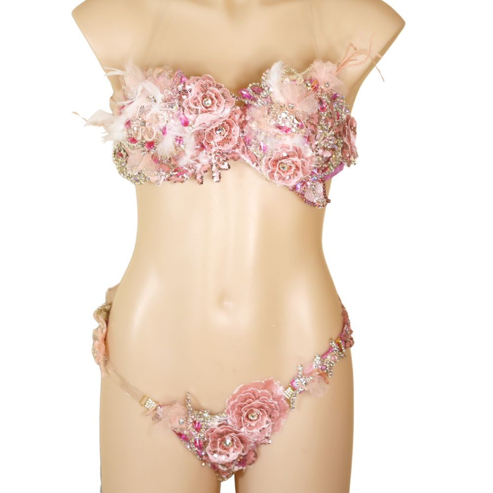 FMG & WBFF Couture “Golden Rose” Competition Bikini