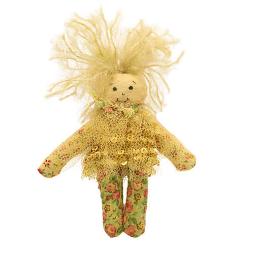 SUNNY SPIRIT | Handmade Art Doll (10 cm)