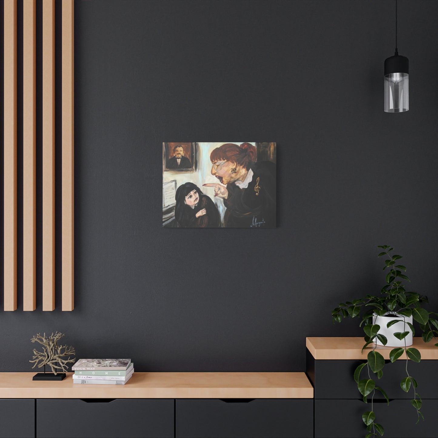 The Art of Not Explaining - Canvas PRINT | The Joys of Music Education: Old School