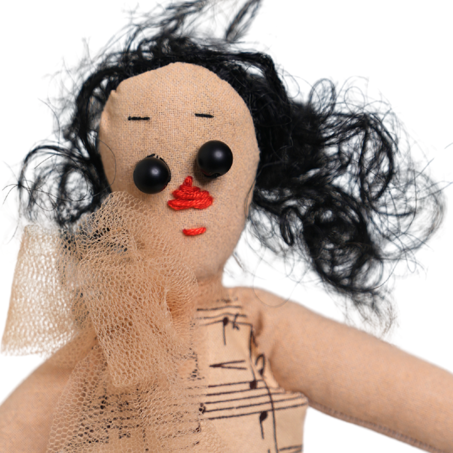 THE UNFINISHED MELODY | Handmade Art Doll