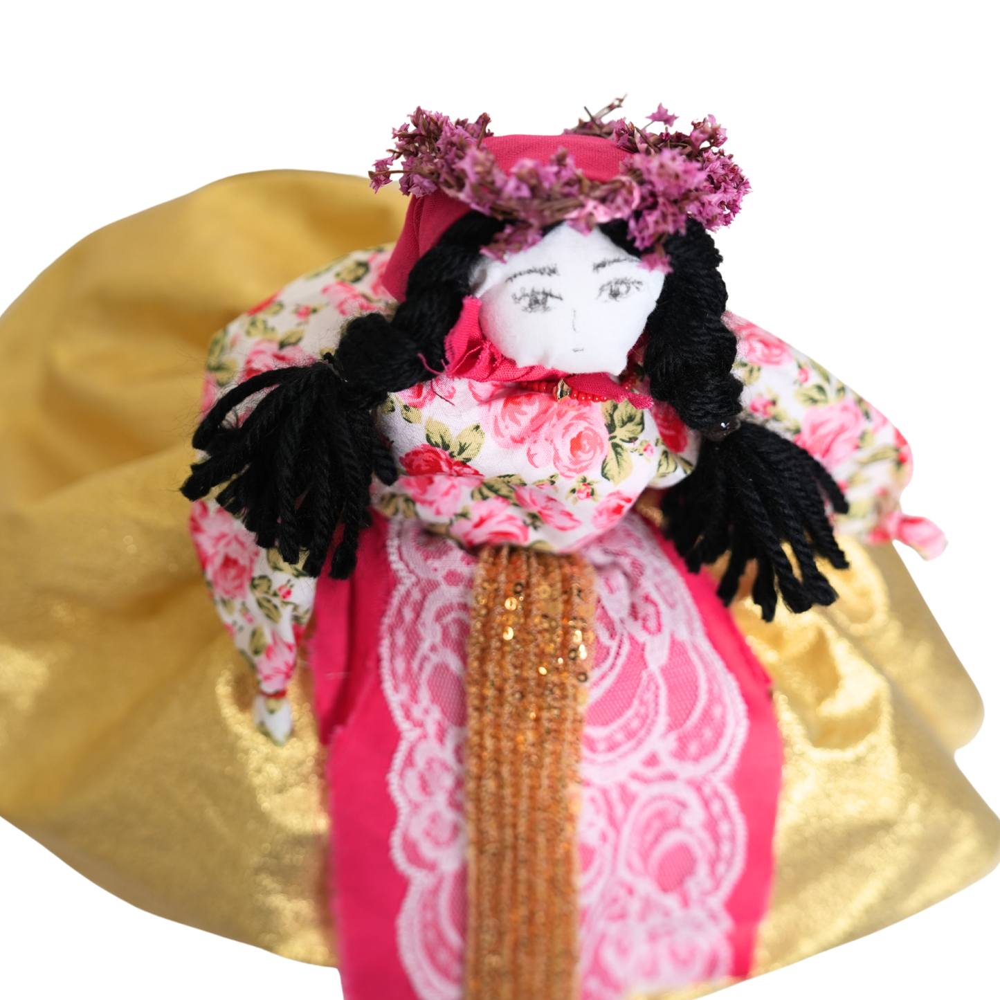 GOLDEN PRESENCE | Handmade Art Doll