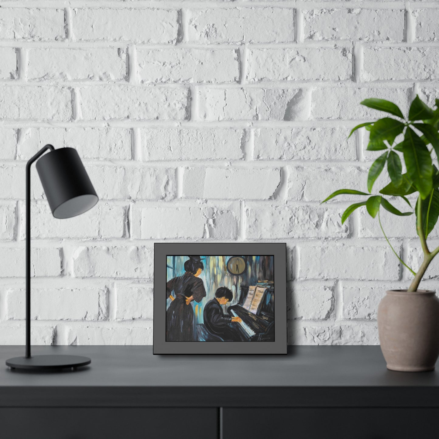 The Pianist – Framed Fine Art Print