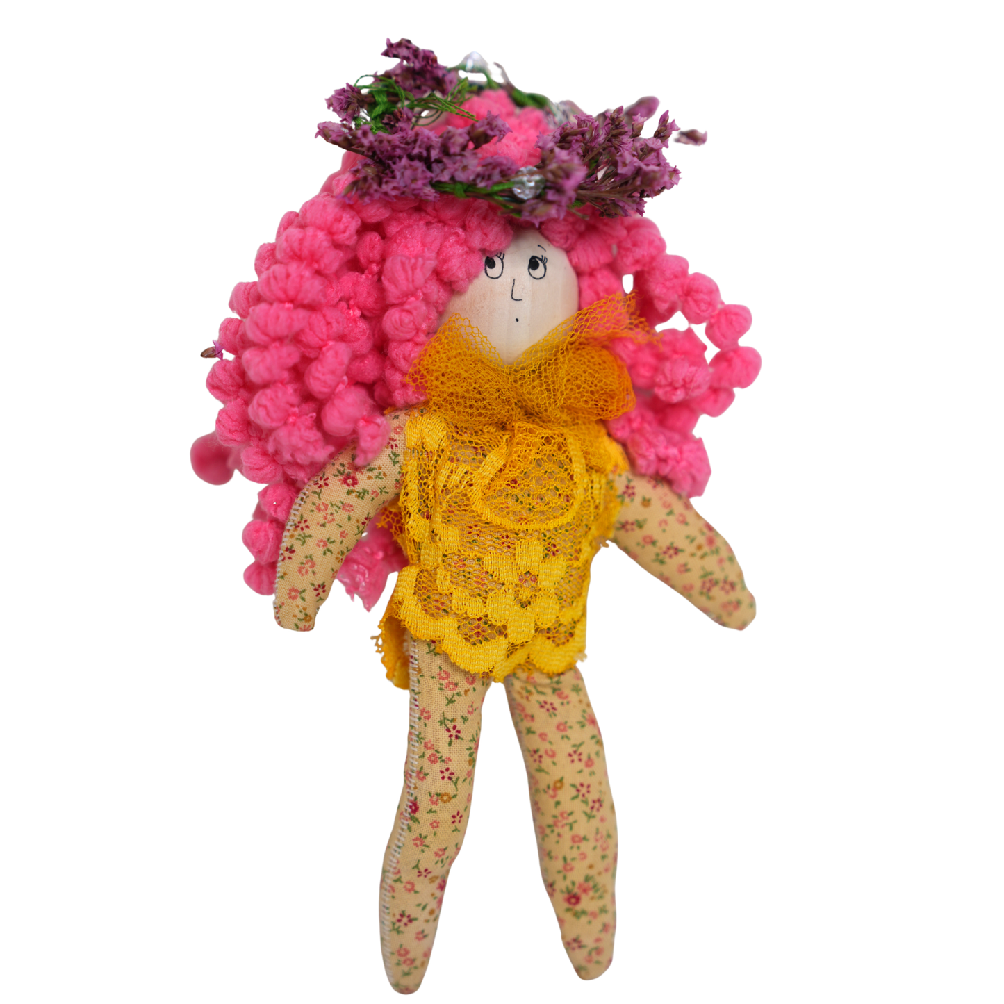 PINK BLOOM | Handmade Art Doll