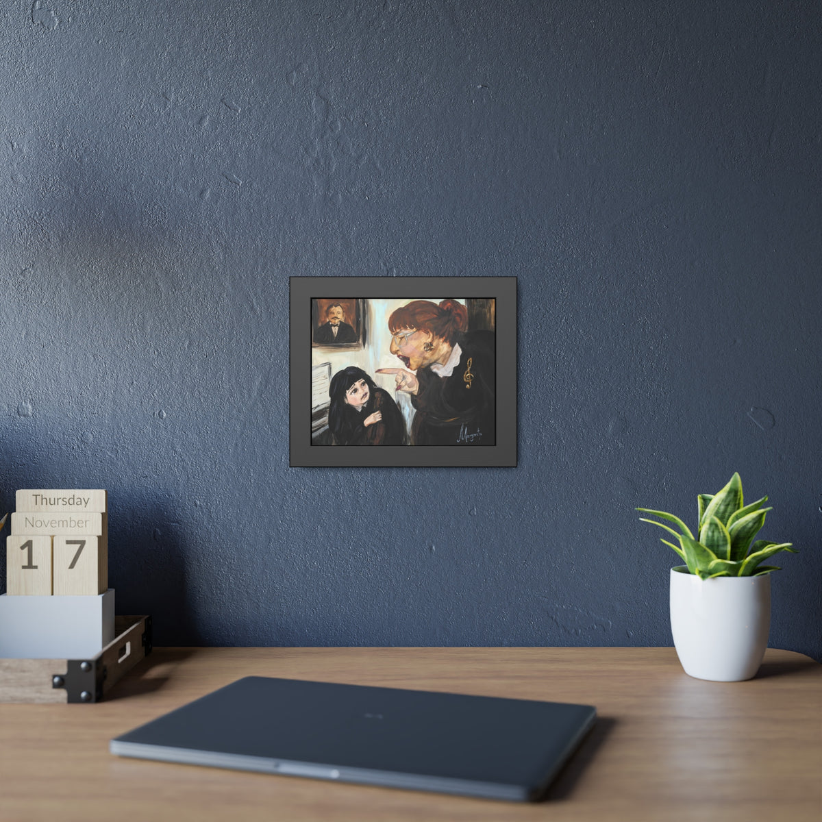 The Art of Not Explaining – Framed Print