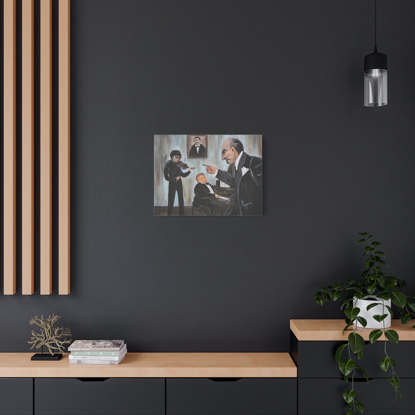 The Professor – Canvas Print | The Joys of Music Education – Old School Series