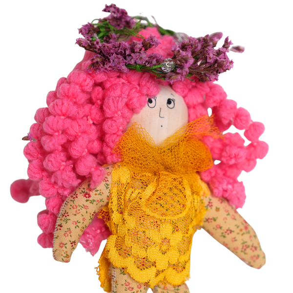 PINK BLOOM | Handmade Art Doll