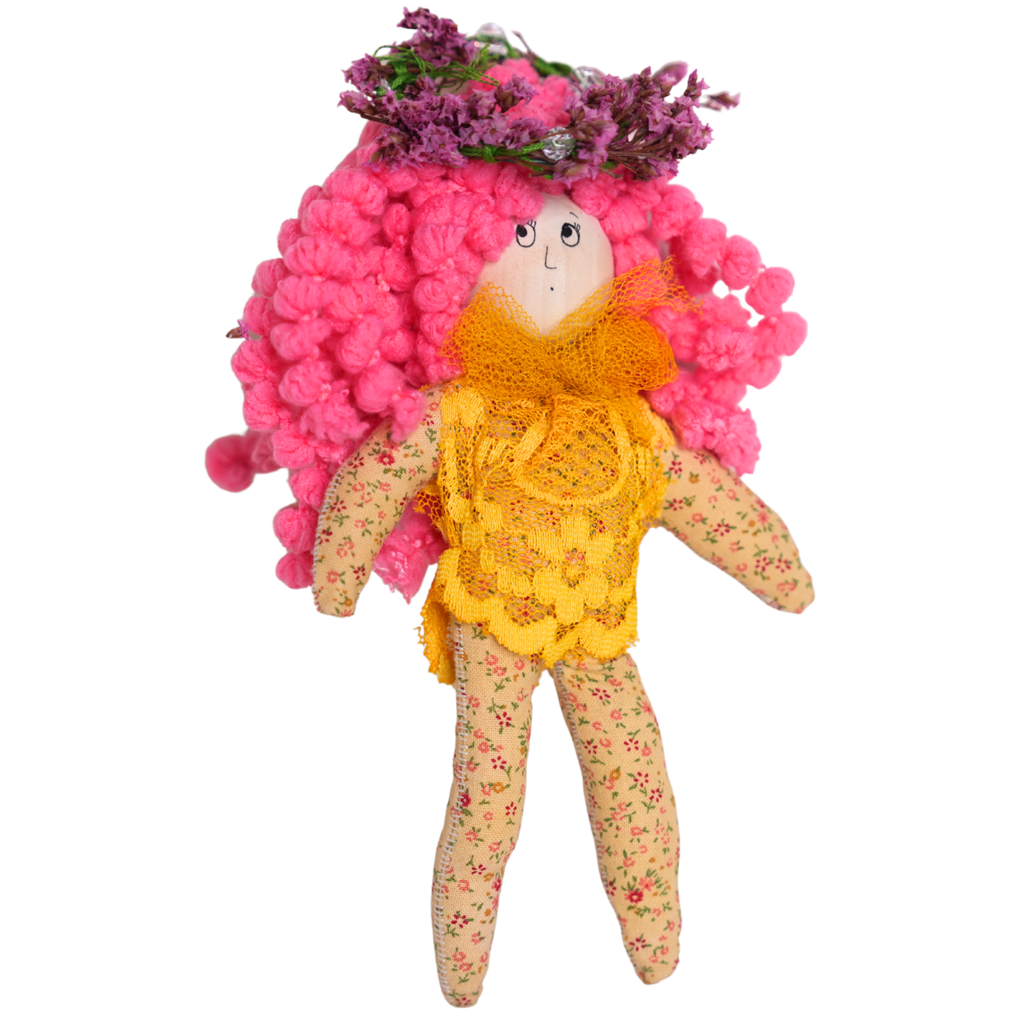 PINK BLOOM | Handmade Art Doll