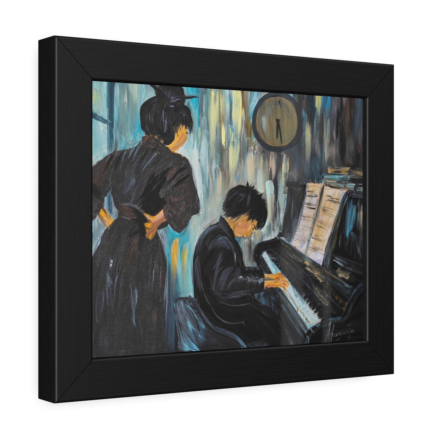 The Pianist – Framed Fine Art Print