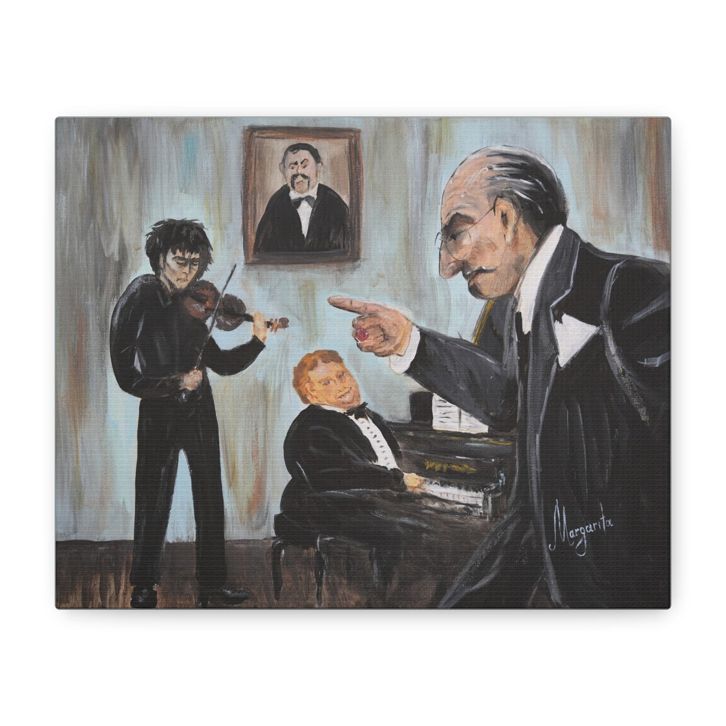 The Professor – Canvas Print | The Joys of Music Education – Old School Series