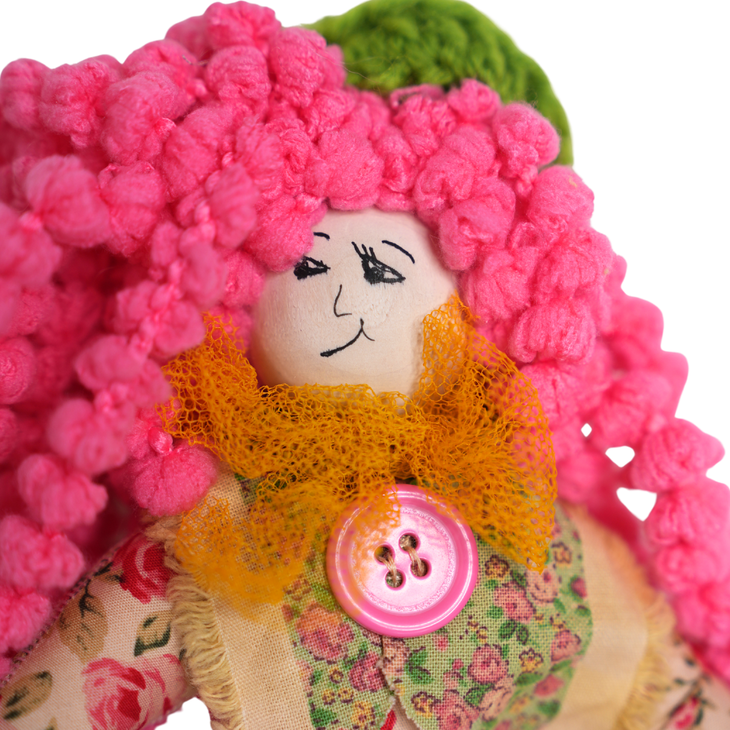 WILD PINK PRESENCE | Handmade Art Doll