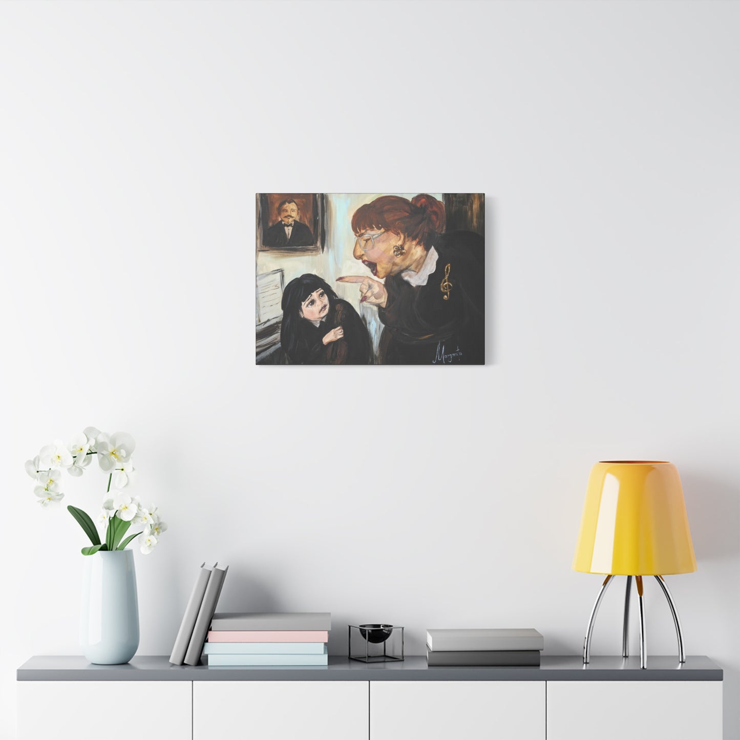 The Art of Not Explaining - Canvas PRINT | The Joys of Music Education: Old School