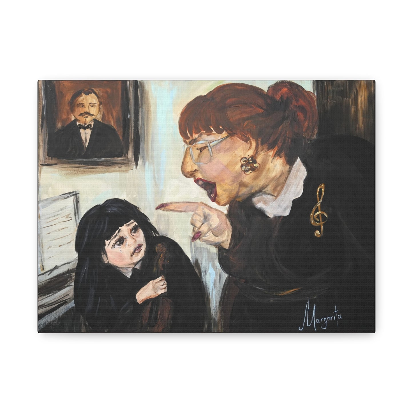 The Art of Not Explaining - Canvas PRINT | The Joys of Music Education: Old School