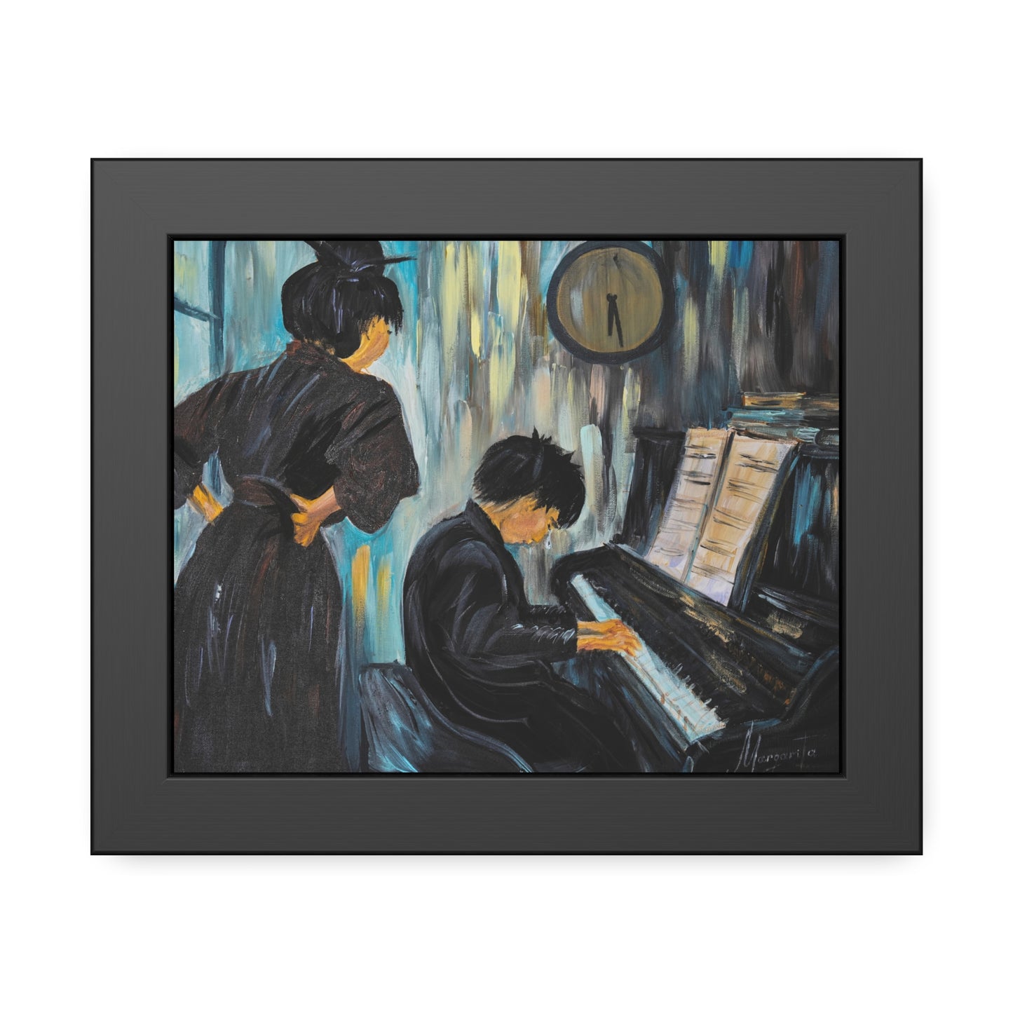 The Pianist – Framed Fine Art Print