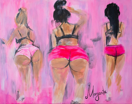 The Uniform, original contemporary painting by Margarita Ceko